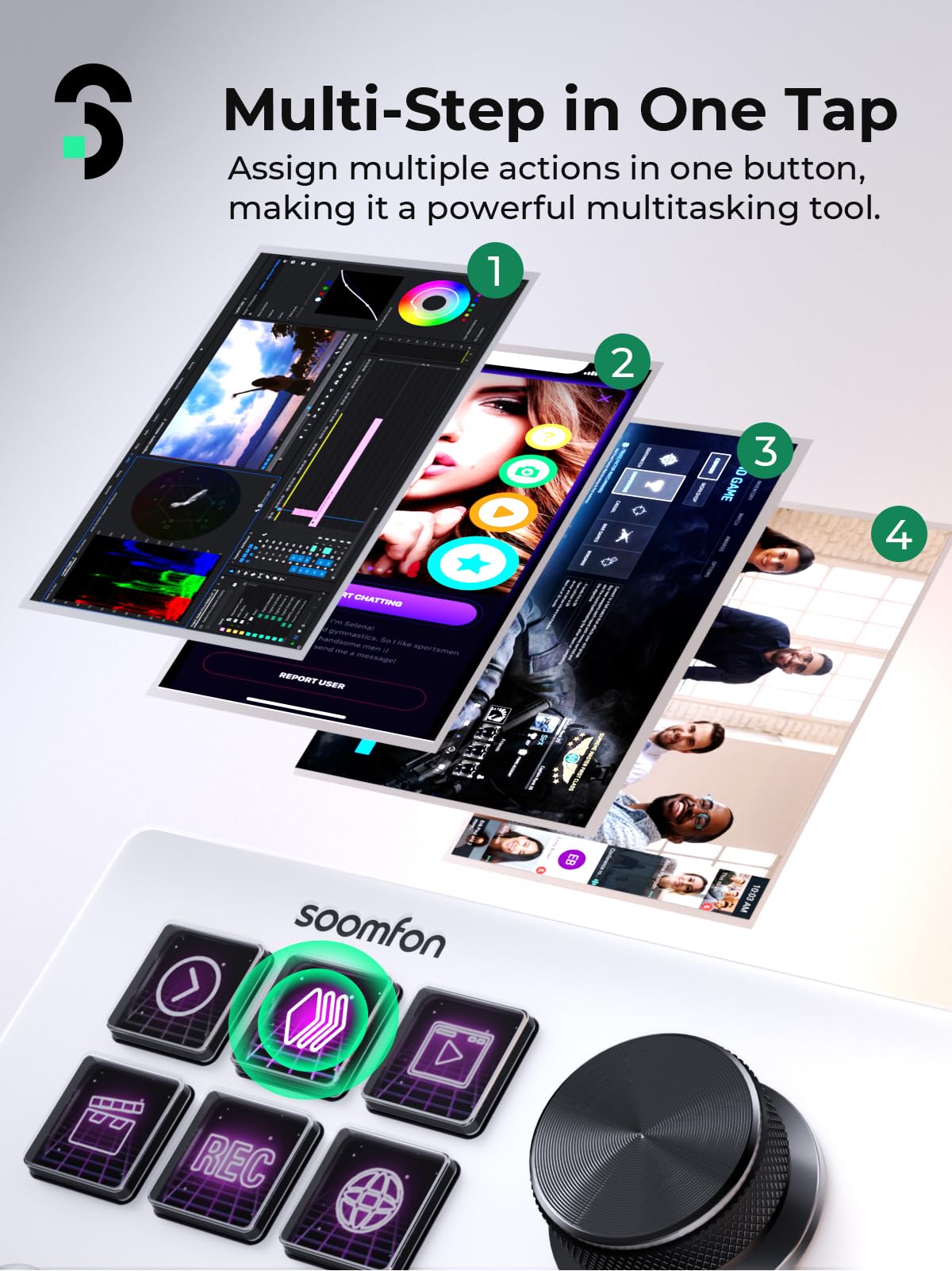 Stream Controller SE - SOOMFON Stream Control Deck with 6 Macro